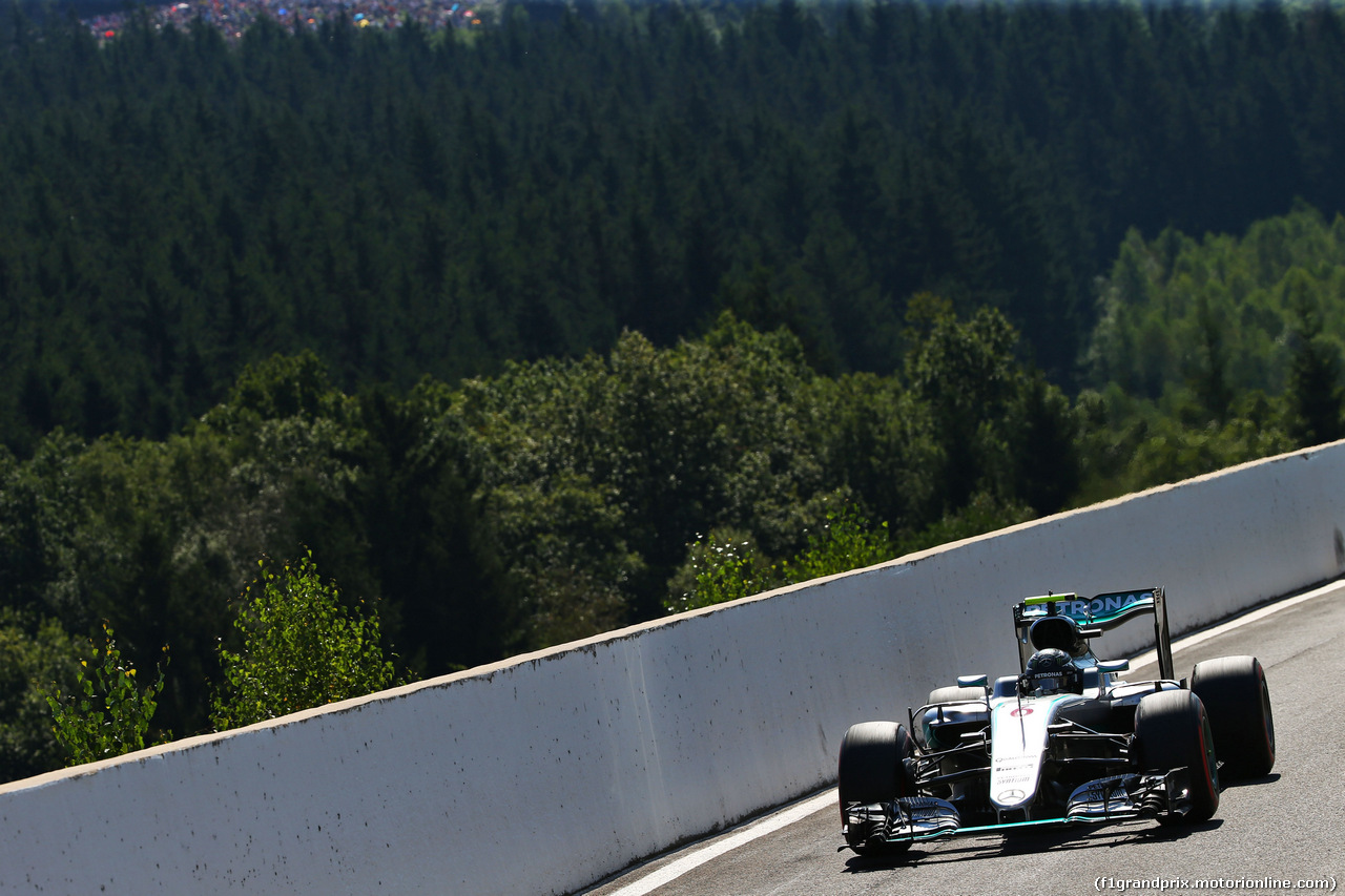 GP BELGIO, Nico Rosberg (GER) Mercedes AMG F1 W07 Hybrid.
27.08.2016. Prove Libere 3