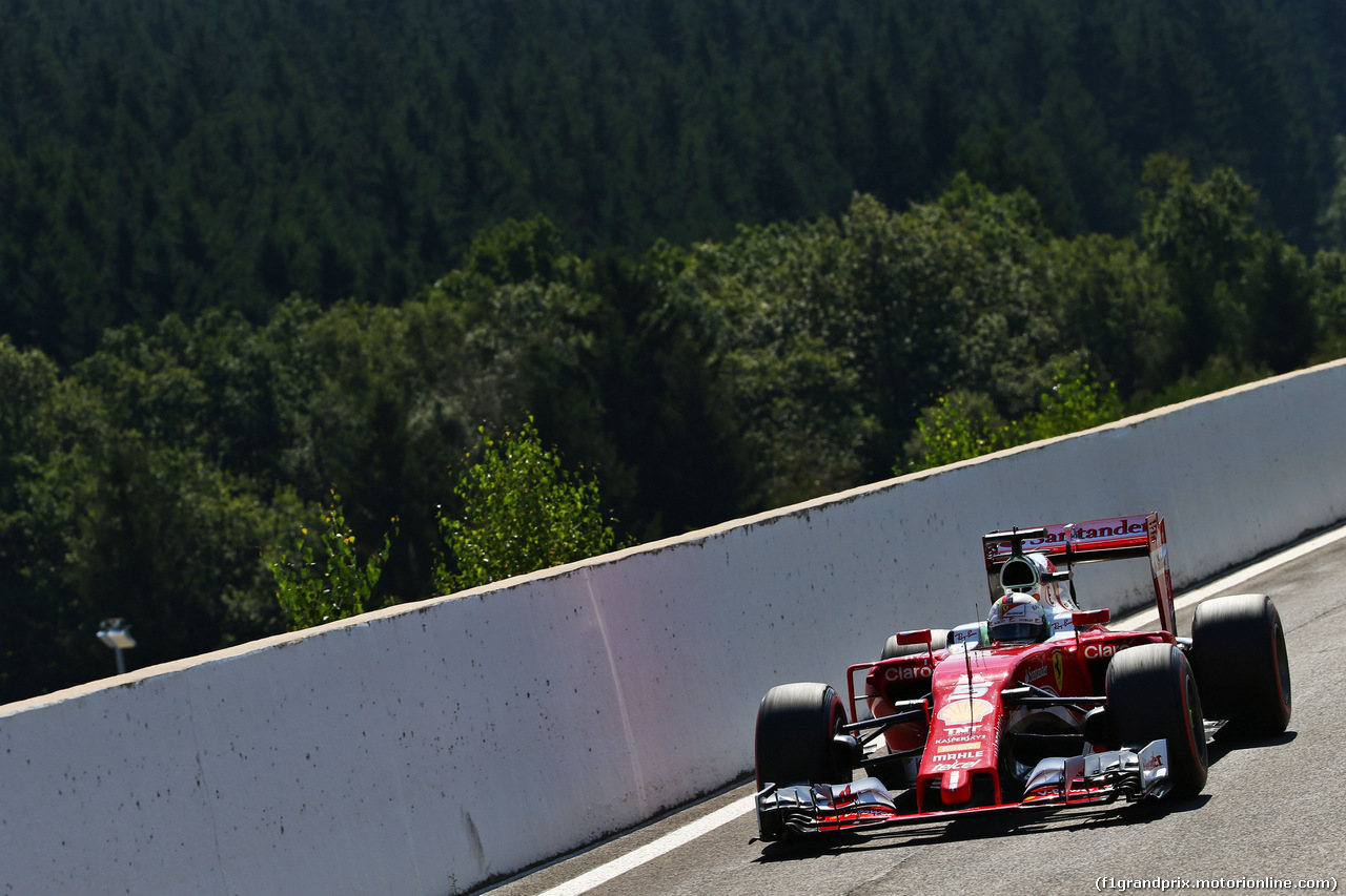 GP BELGIO, Sebastian Vettel (GER) Ferrari SF16-H.
27.08.2016. Prove Libere 3