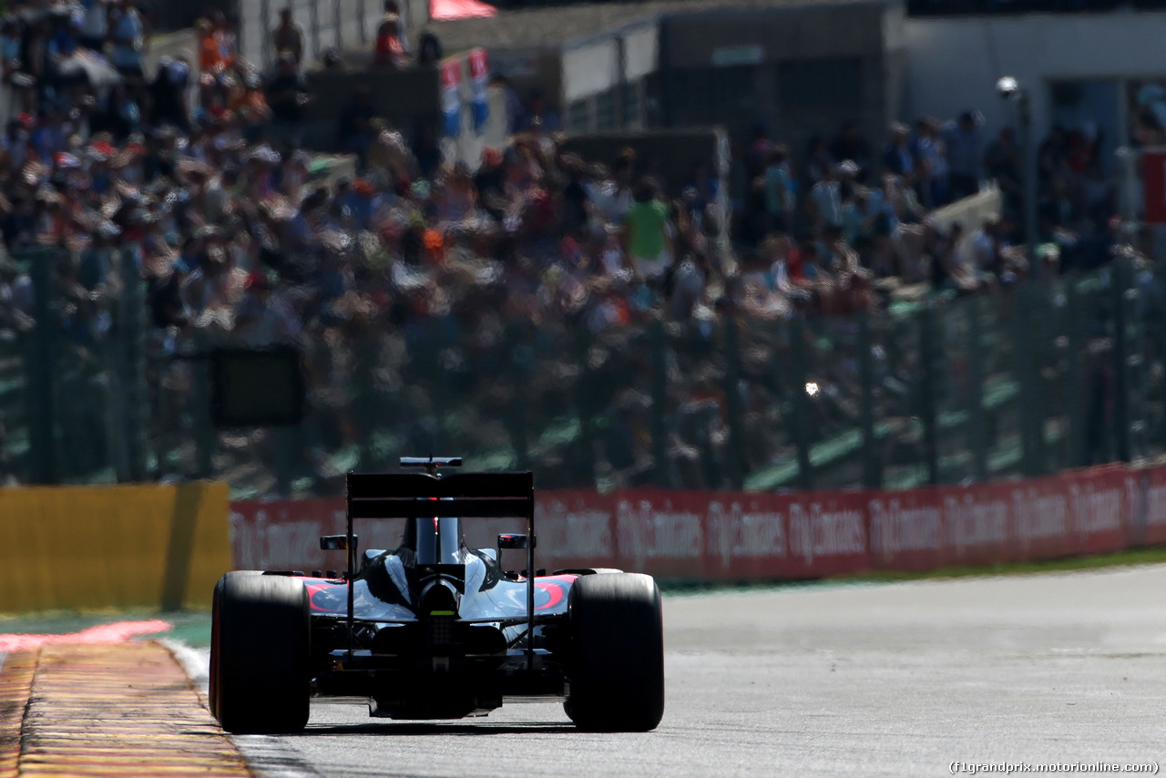 GP BELGIO, Jenson Button (GBR), McLaren Honda 
27.08.2016. Prove Libere 3