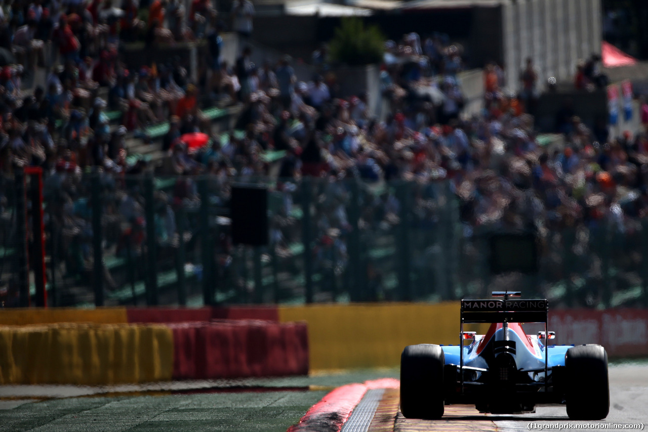 GP BELGIO, Esteban Ocon (FRA), Manor Racing 
27.08.2016. Prove Libere 3