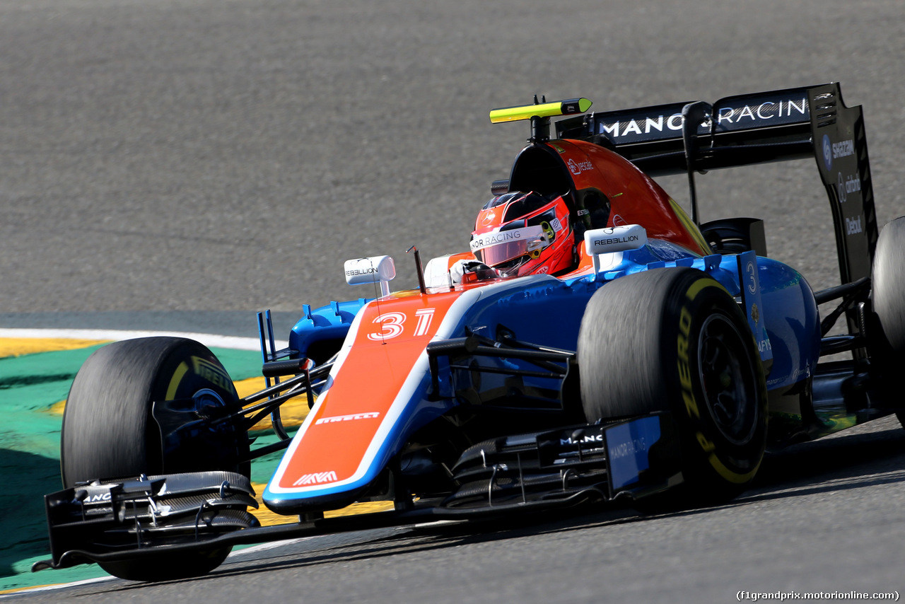 GP BELGIO, Esteban Ocon (FRA), Manor Racing 
27.08.2016. Prove Libere 3