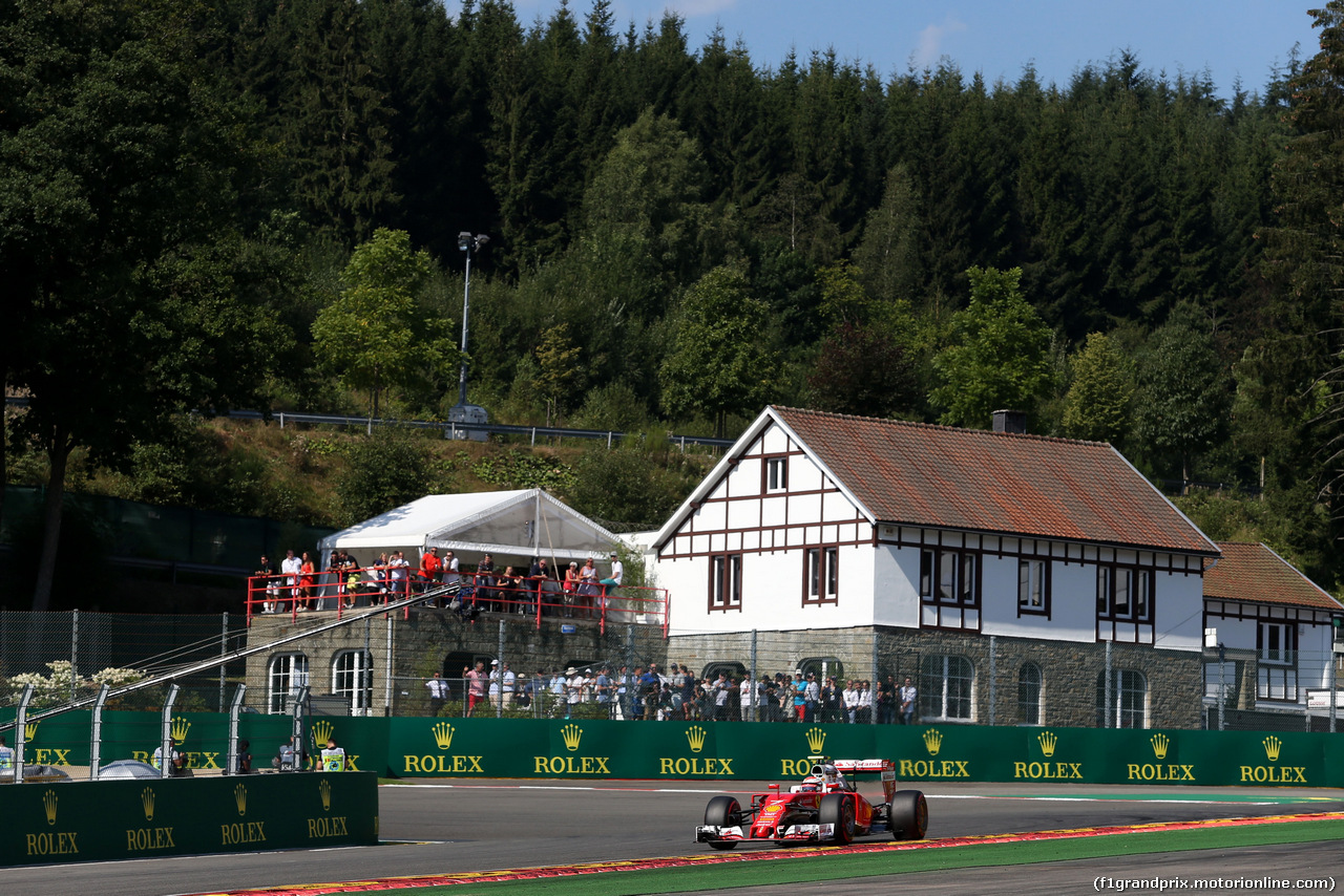 GP BELGIO, Kimi Raikkonen (FIN), Ferrari 
27.08.2016. Prove Libere 3