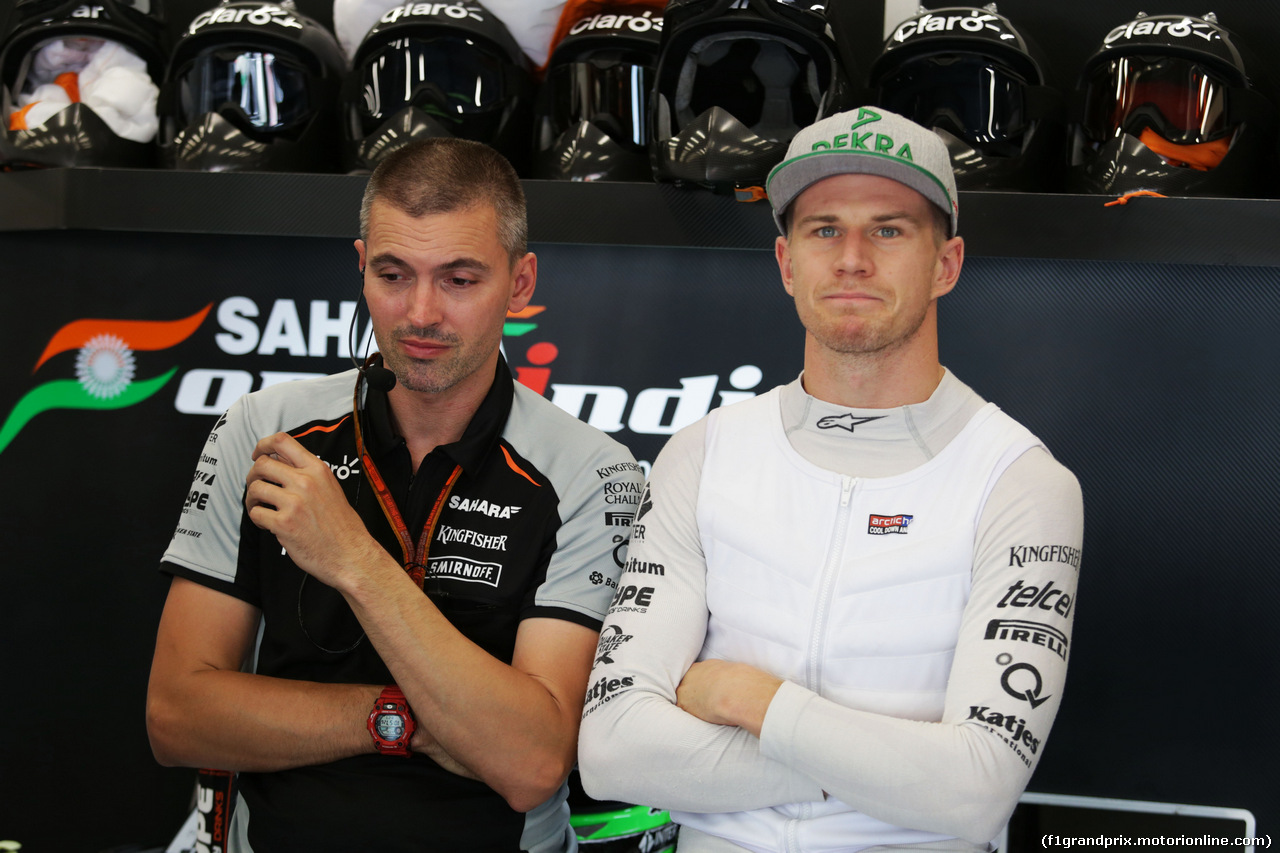 GP BELGIO, Nico Hulkenberg (GER) Sahara Force India F1.
27.08.2016. Prove Libere 3