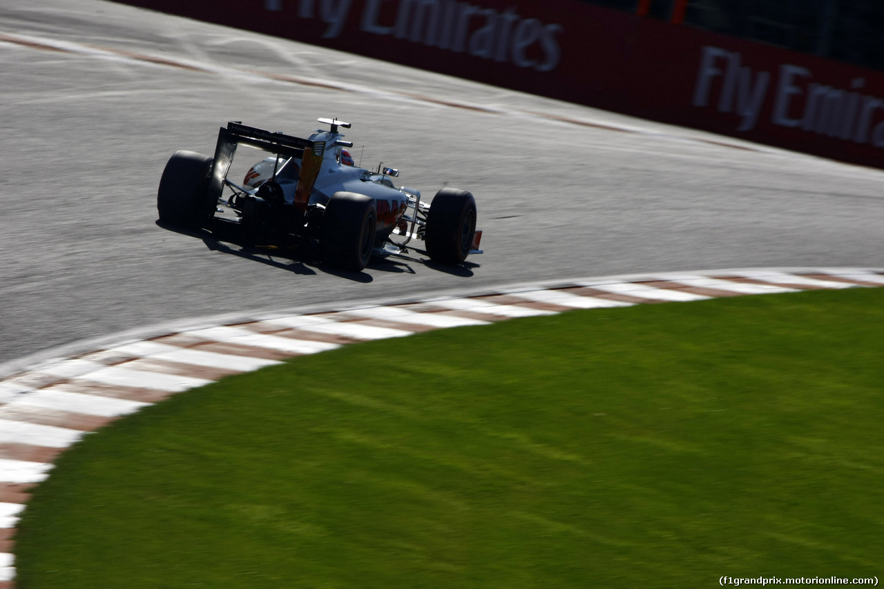 GP BELGIO, 27.08.2016 - Prove Libere 3, Romain Grosjean (FRA) Haas F1 Team VF-16