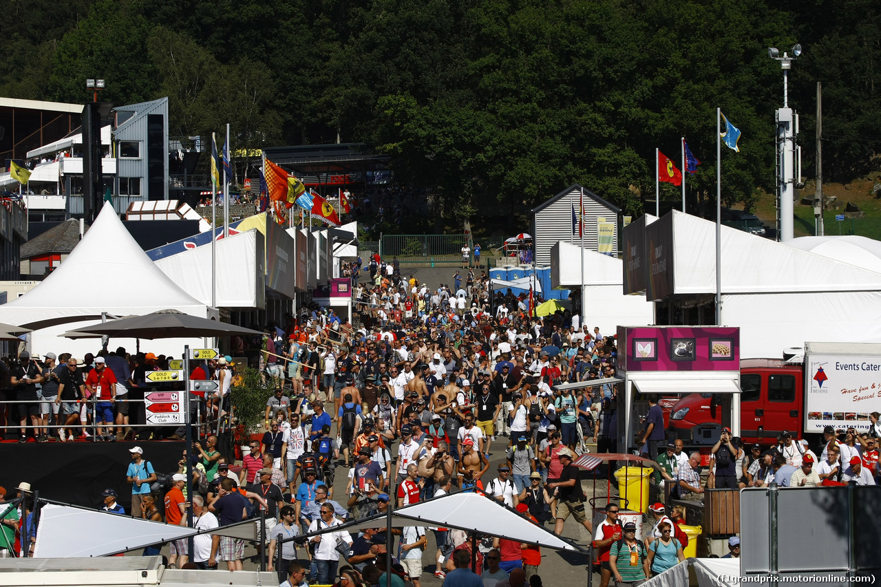 GP BELGIO, 27.08.2016 - Prove Libere 3, Paddock