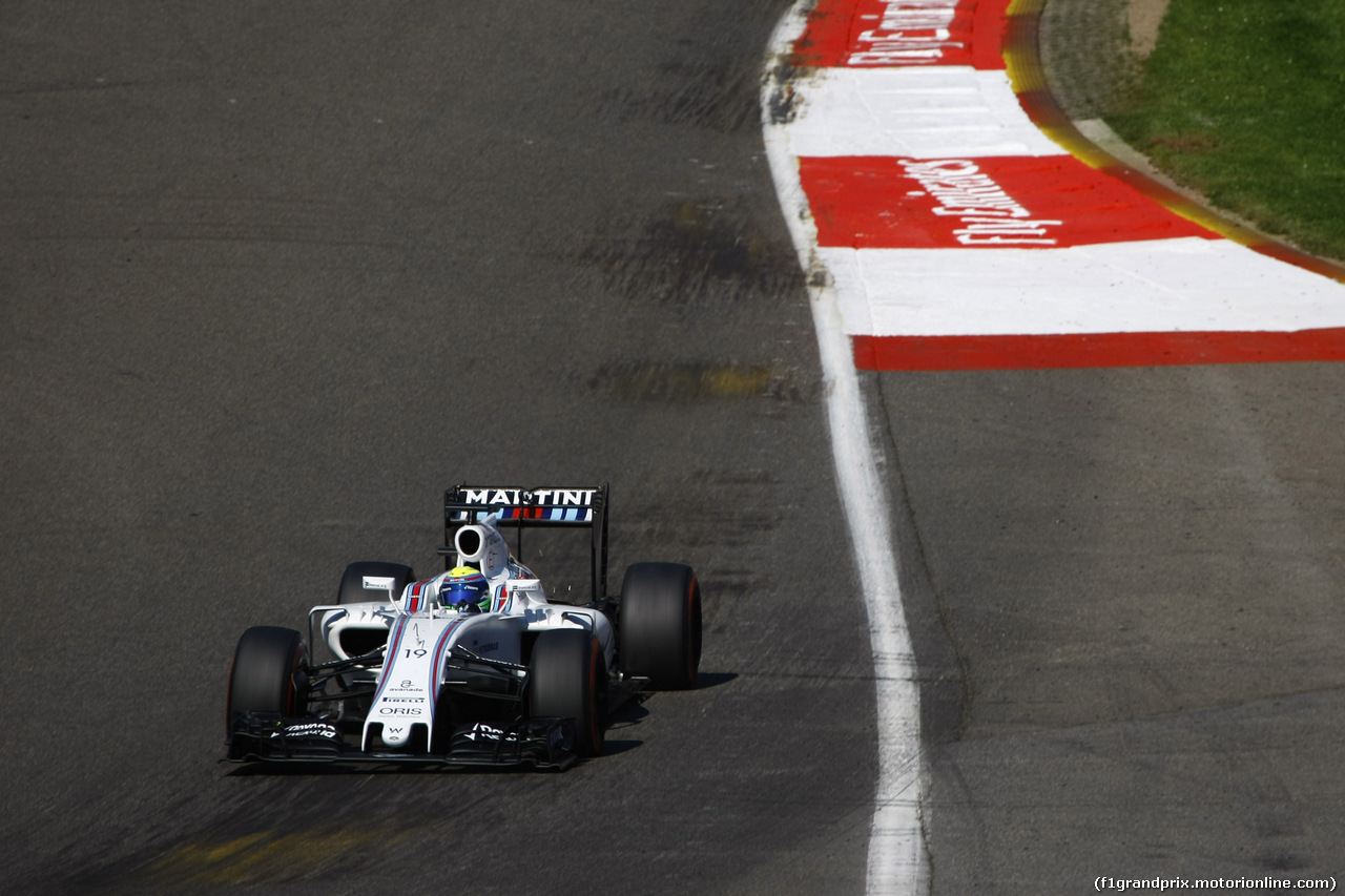 GP BELGIO, 27.08.2016 - Prove Libere 3, Felipe Massa (BRA) Williams FW38