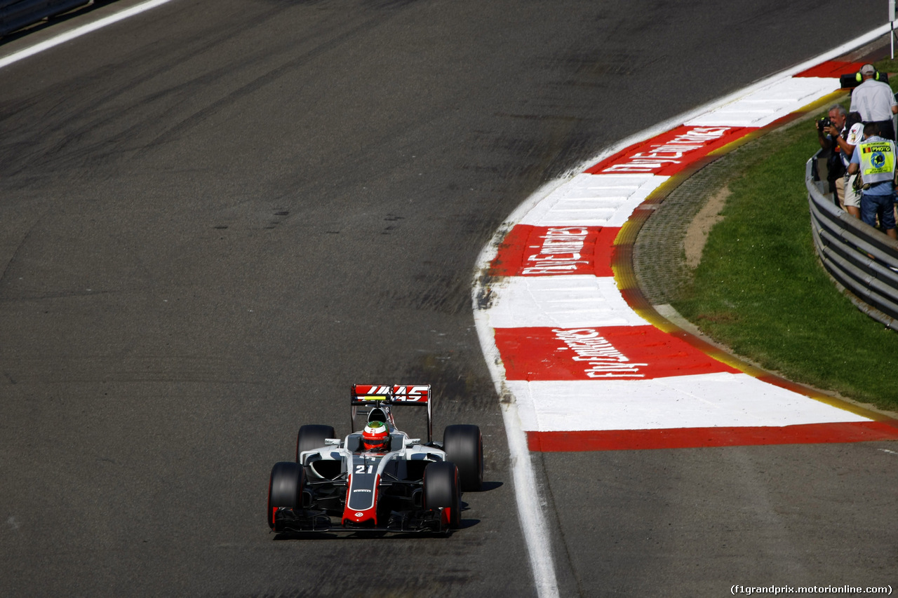 GP BELGIO, 27.08.2016 - Prove Libere 3, Esteban Gutierrez (MEX) Haas F1 Team VF-16