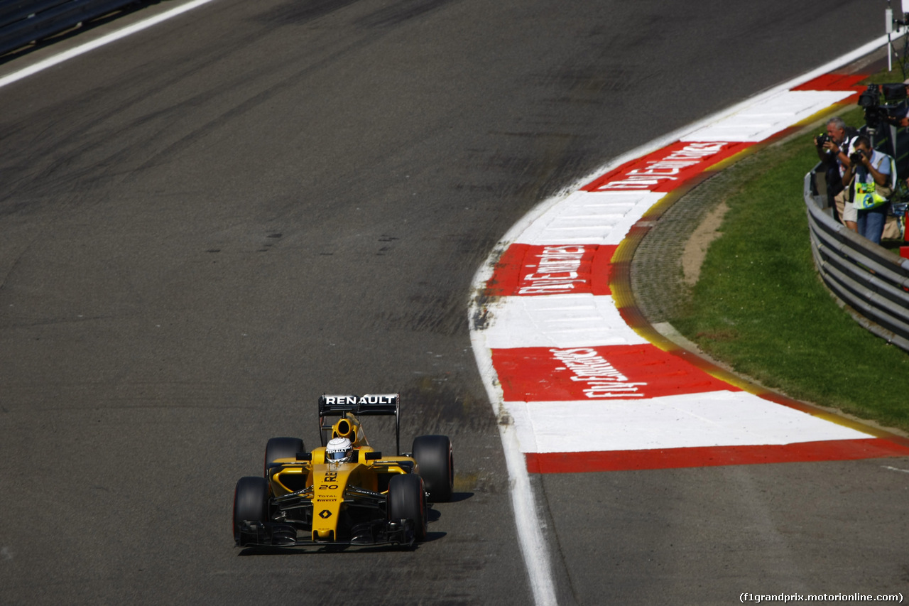 GP BELGIO, 27.08.2016 - Prove Libere 3, Kevin Magnussen (DEN) Renault Sport F1 Team RS16