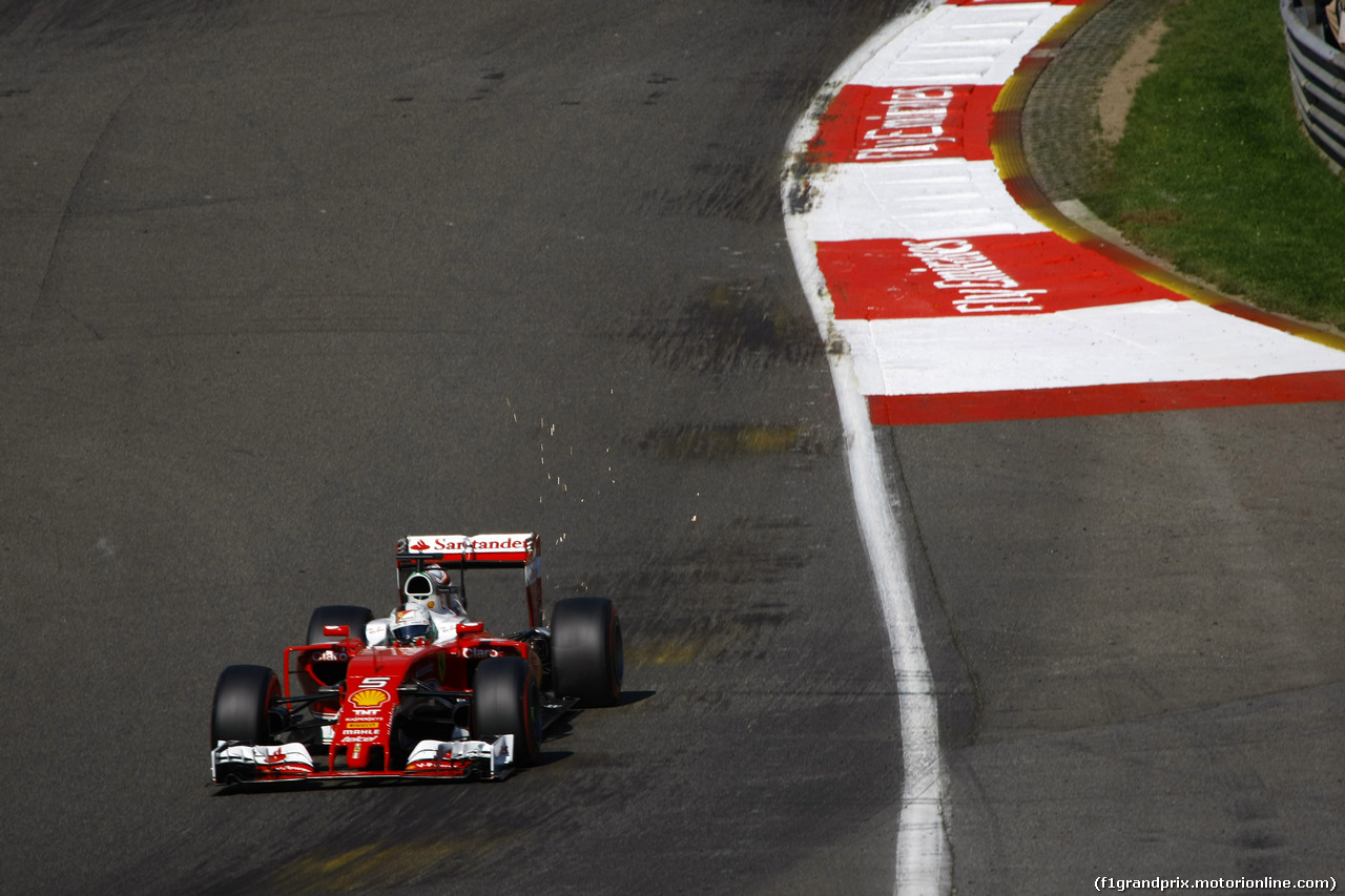 GP BELGIO, 27.08.2016 - Prove Libere 3, Sebastian Vettel (GER) Ferrari SF16-H