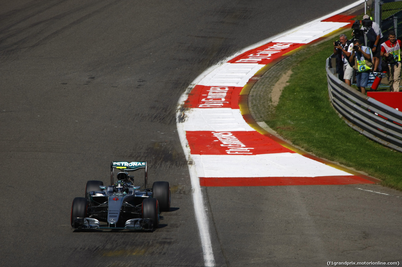 GP BELGIO, 27.08.2016 - Prove Libere 3, Nico Rosberg (GER) Mercedes AMG F1 W07 Hybrid