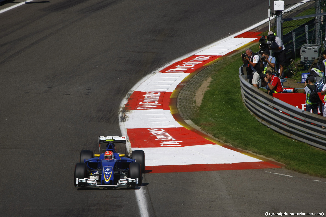 GP BELGIO, 27.08.2016 - Prove Libere 3, Felipe Nasr (BRA) Sauber C34