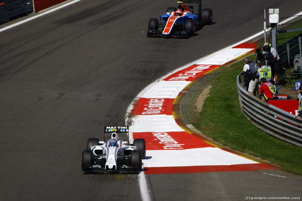 GP BELGIO, 27.08.2016 - Prove Libere 3, Valtteri Bottas (FIN) Williams FW38