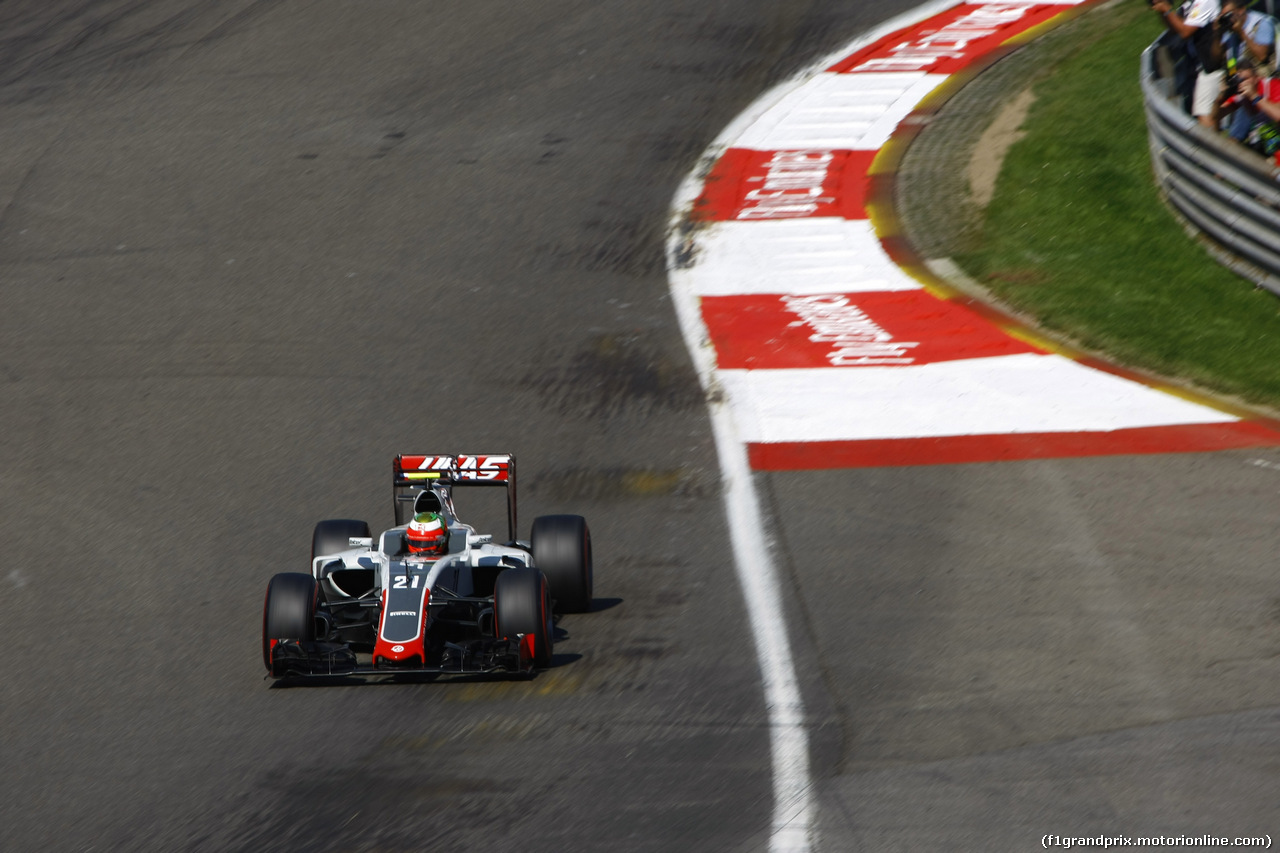 GP BELGIO, 27.08.2016 - Prove Libere 3, Esteban Gutierrez (MEX) Haas F1 Team VF-16