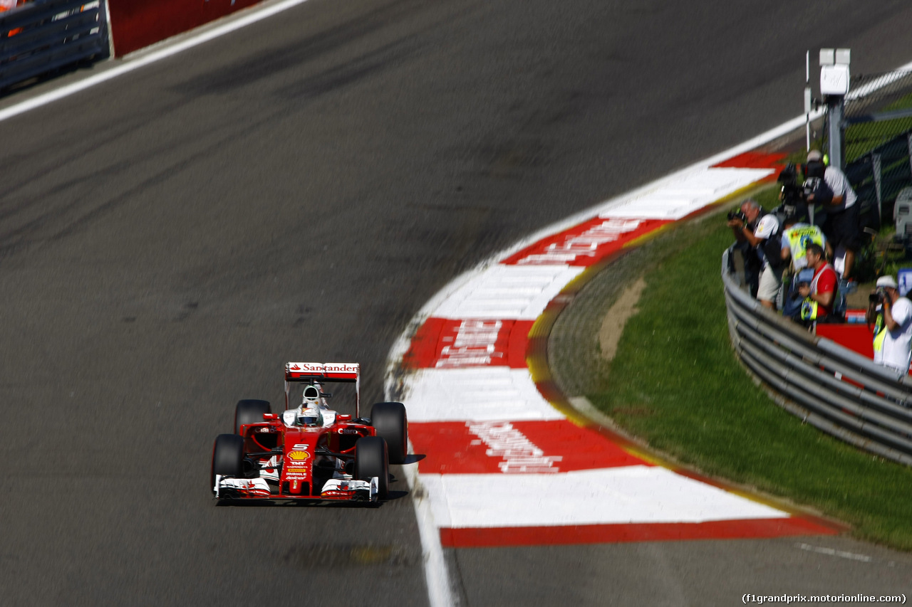 GP BELGIO, 27.08.2016 - Prove Libere 3, Sebastian Vettel (GER) Ferrari SF16-H