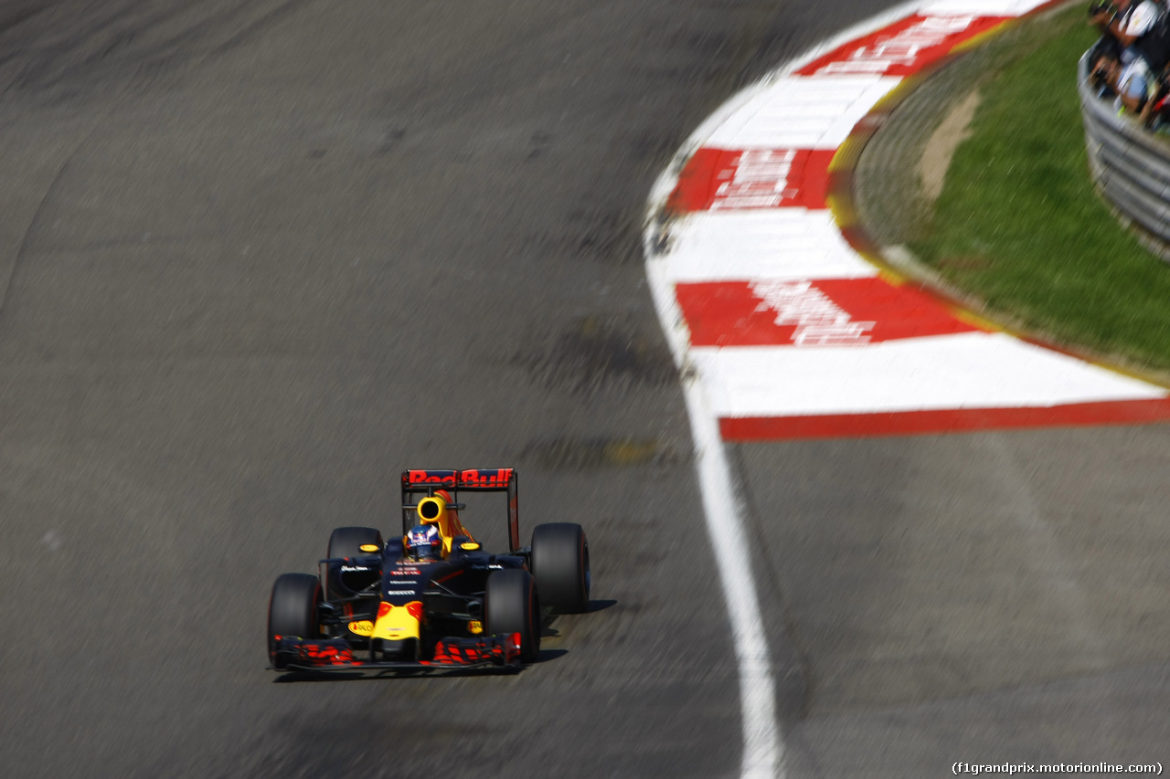 GP BELGIO, 27.08.2016 - Prove Libere 3, Daniel Ricciardo (AUS) Red Bull Racing RB12