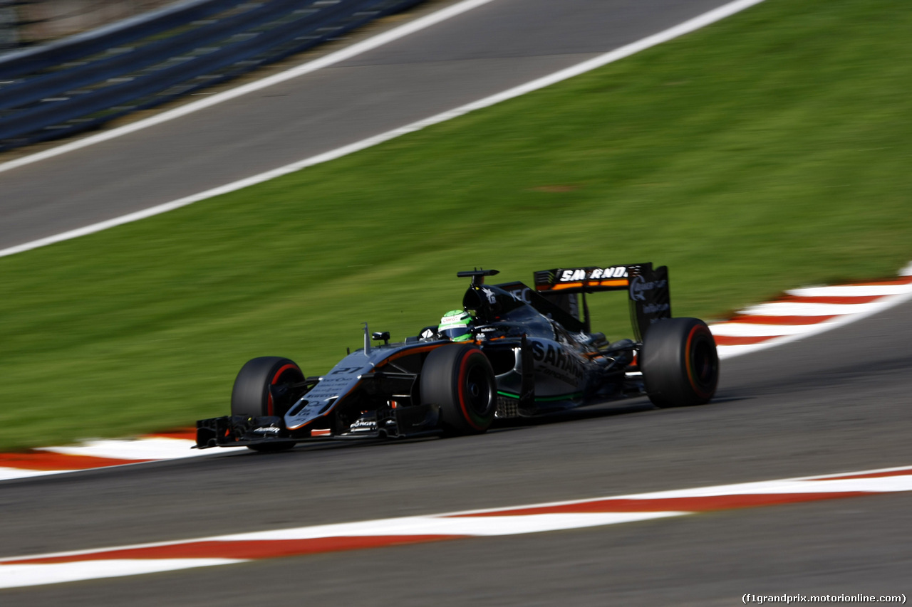 GP BELGIO, 27.08.2016 - Prove Libere 3, Nico Hulkenberg (GER) Sahara Force India F1 VJM09