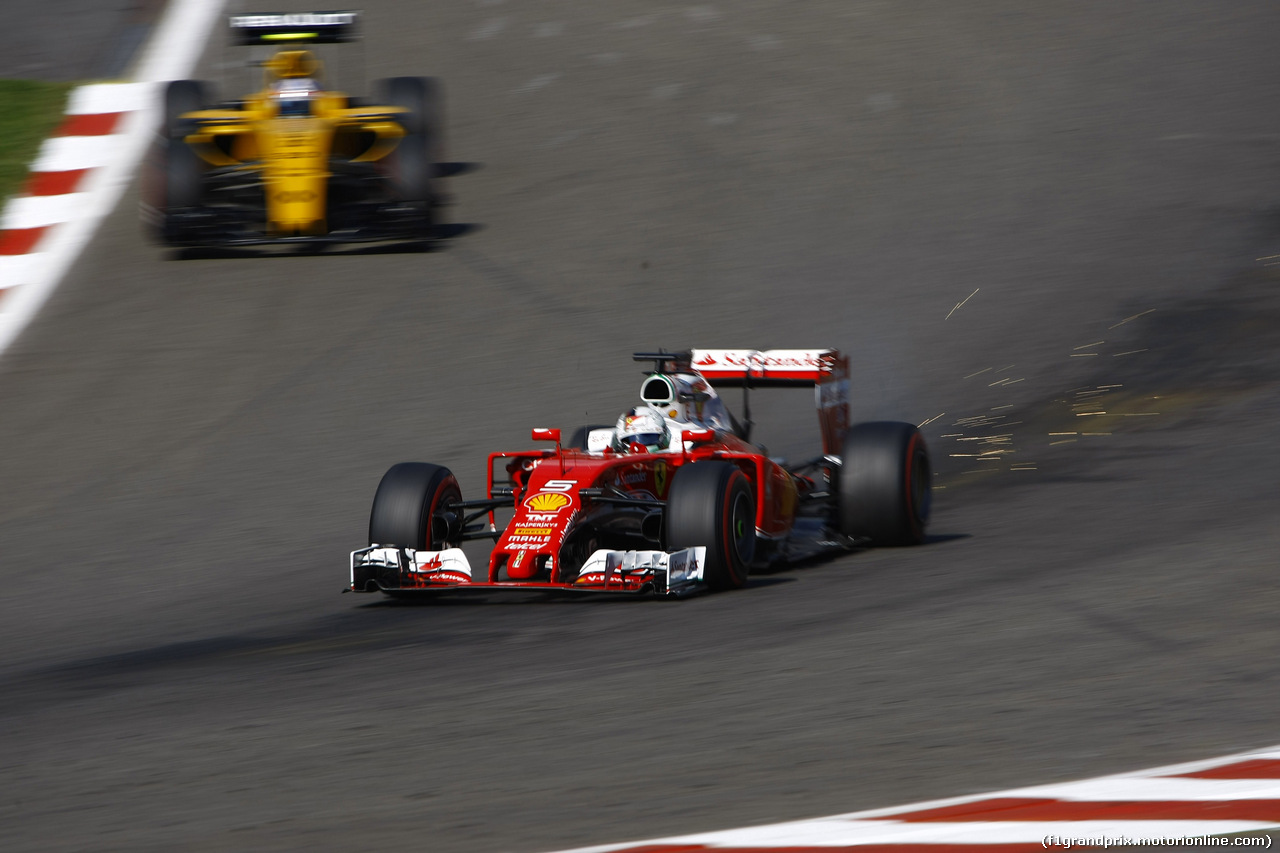 GP BELGIO, 27.08.2016 - Prove Libere 3, Sebastian Vettel (GER) Ferrari SF16-H