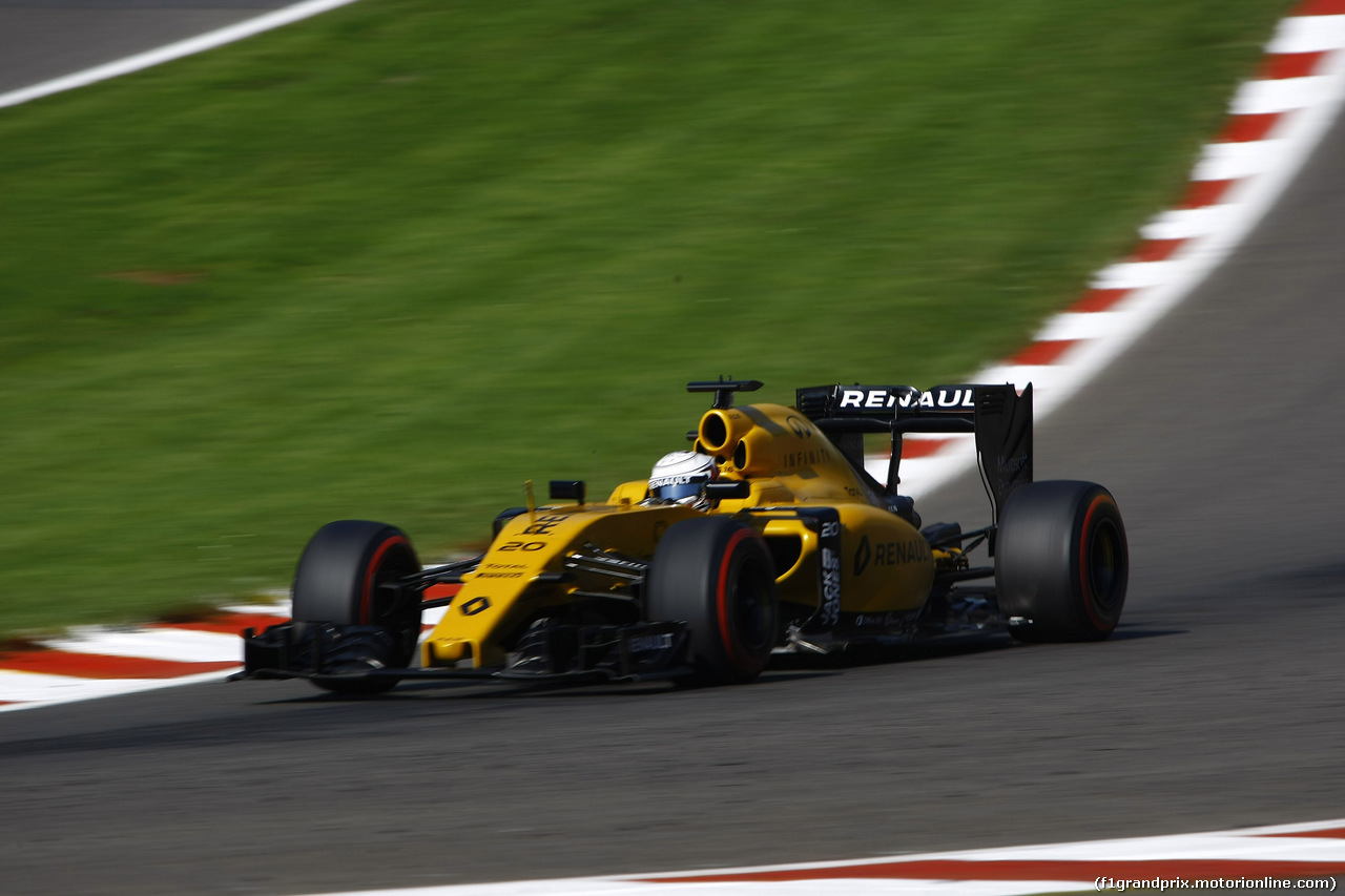 GP BELGIO, 27.08.2016 - Prove Libere 3, Kevin Magnussen (DEN) Renault Sport F1 Team RS16