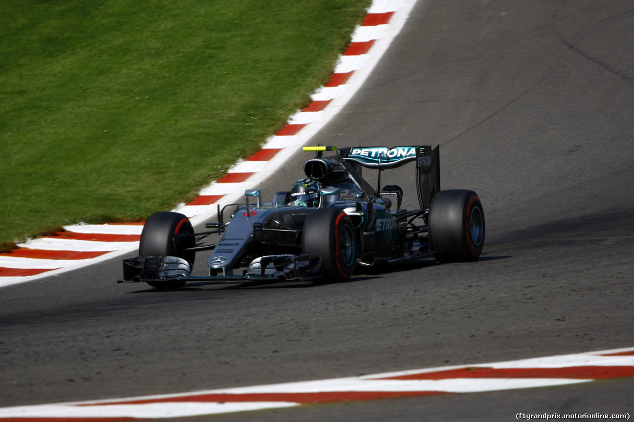 GP BELGIO, 27.08.2016 - Prove Libere 3, Nico Rosberg (GER) Mercedes AMG F1 W07 Hybrid