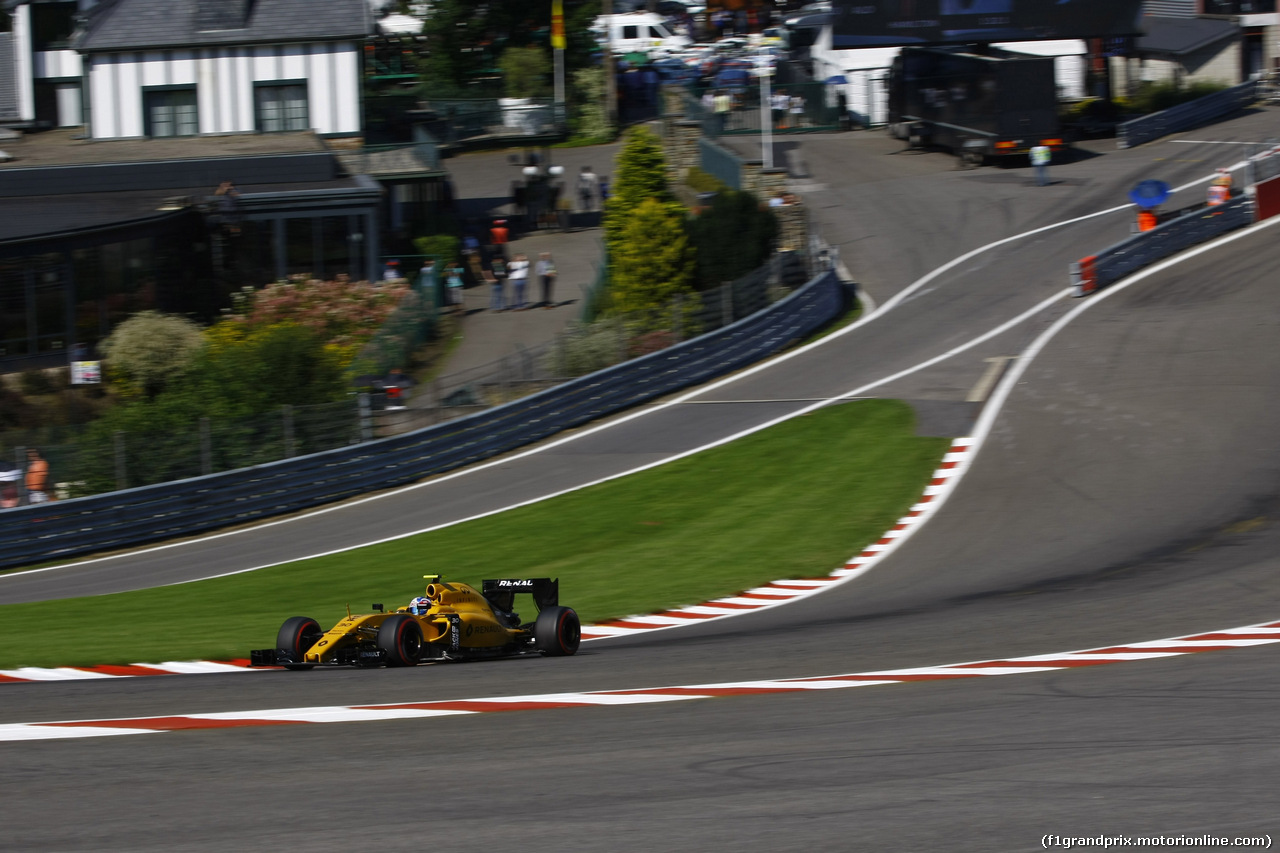 GP BELGIO, 27.08.2016 - Prove Libere 3, Jolyon Palmer (GBR) Renault Sport F1 Team RS16