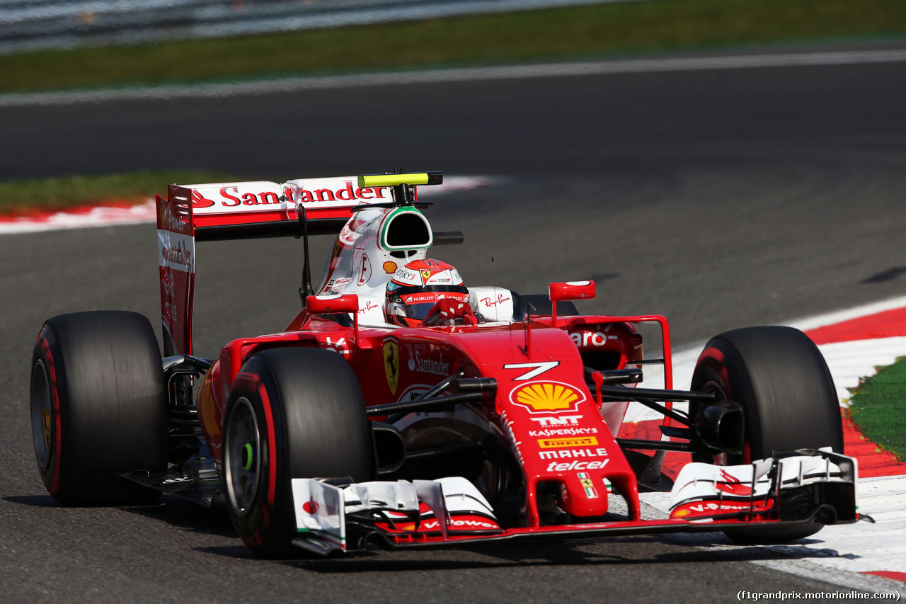 GP BELGIO, Kimi Raikkonen (FIN) Ferrari SF16-H.
27.08.2016. Qualifiche