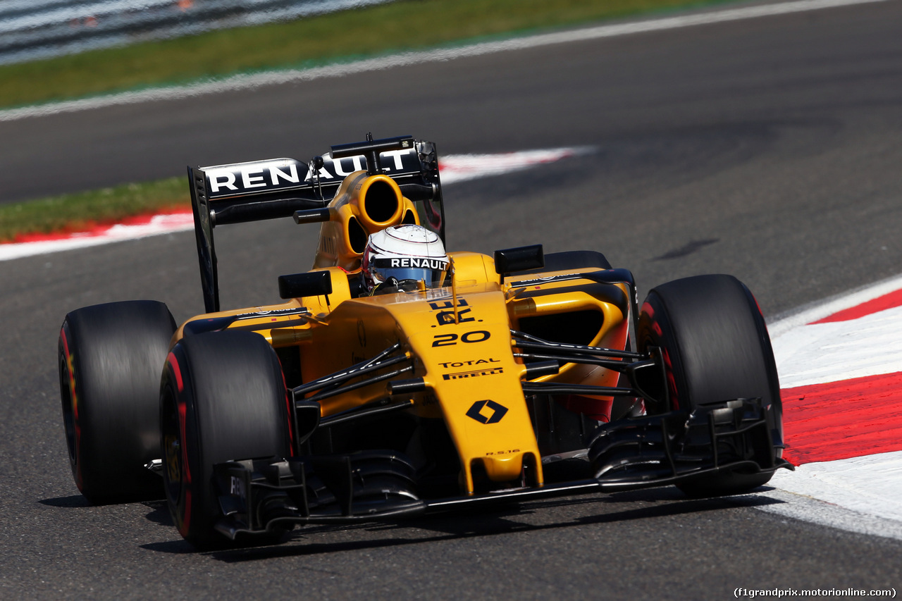 GP BELGIO, Kevin Magnussen (DEN) Renault Sport F1 Team RS16.
27.08.2016. Qualifiche