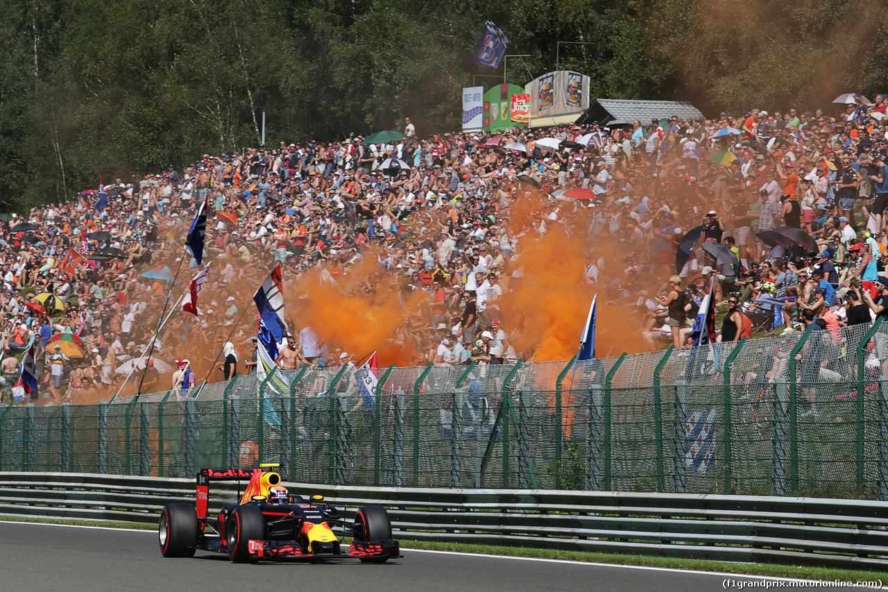 GP BELGIO, Max Verstappen (NLD) Red Bull Racing RB12.
27.08.2016. Qualifiche