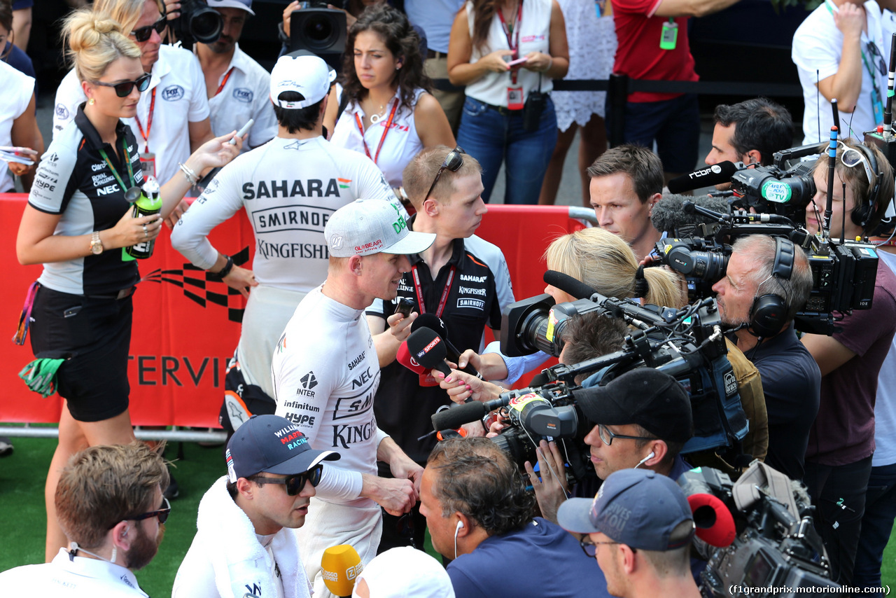 GP BELGIO, Nico Hulkenberg (GER), Sahara Force India 
27.08.2016. Qualifiche