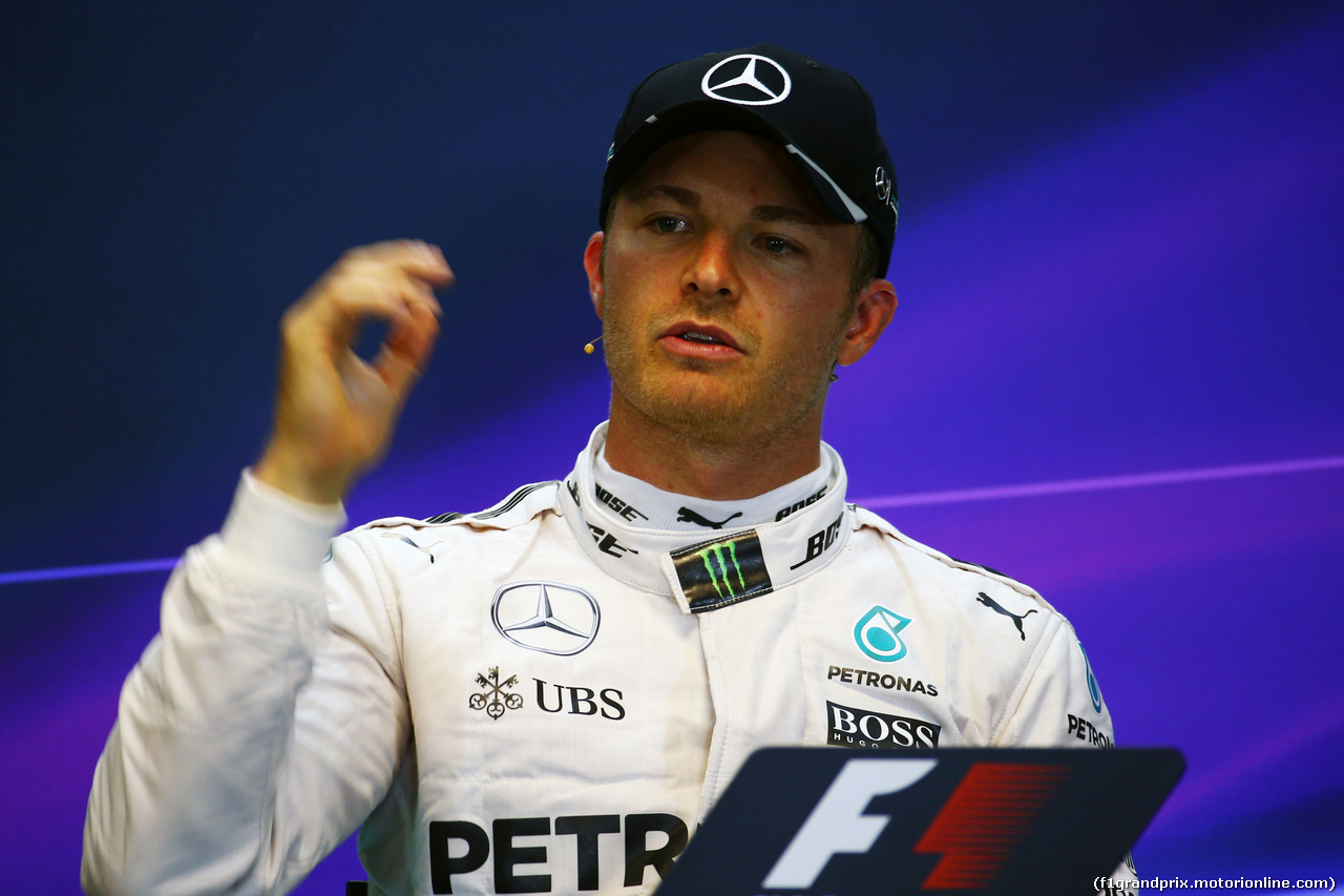 GP BELGIO, Nico Rosberg (GER) Mercedes AMG F1 in the FIA Press Conference.
27.08.2016. Qualifiche