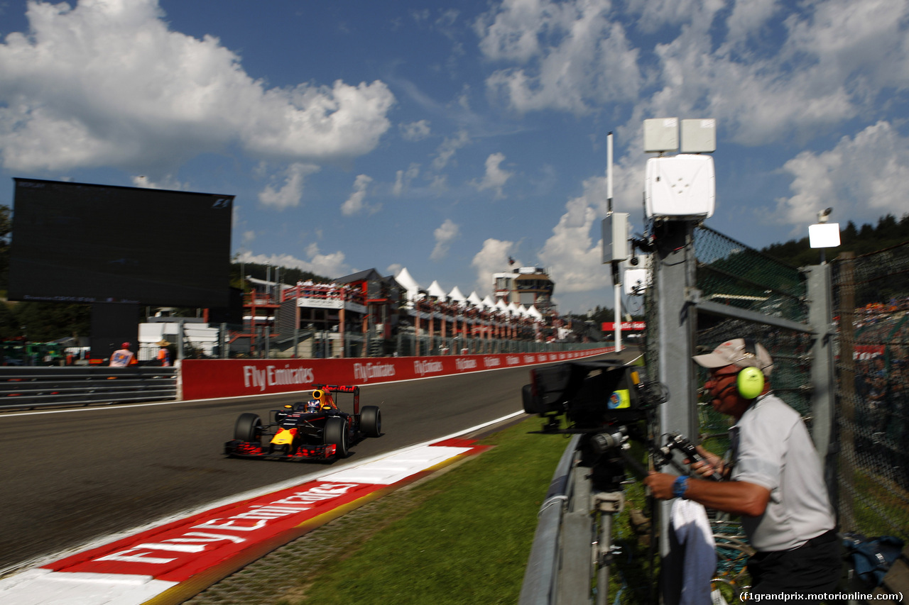 GP BELGIO, 27.08.2016 - Prove Libere 3, Daniel Ricciardo (AUS) Red Bull Racing RB12