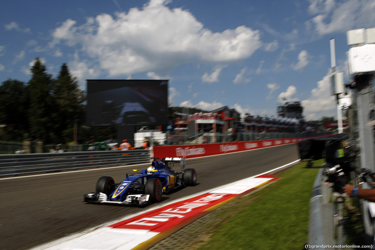 GP BELGIO, 27.08.2016 - Prove Libere 3, Marcus Ericsson (SUE) Sauber C34