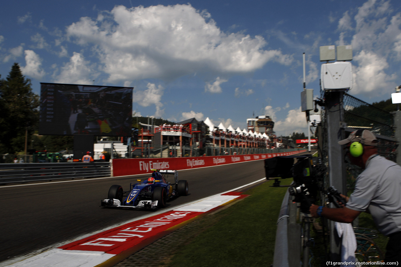 GP BELGIO, 27.08.2016 - Prove Libere 3, Felipe Nasr (BRA) Sauber C34