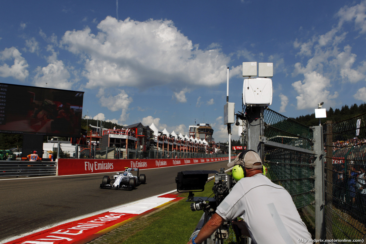 GP BELGIO, 27.08.2016 - Prove Libere 3, Valtteri Bottas (FIN) Williams FW38