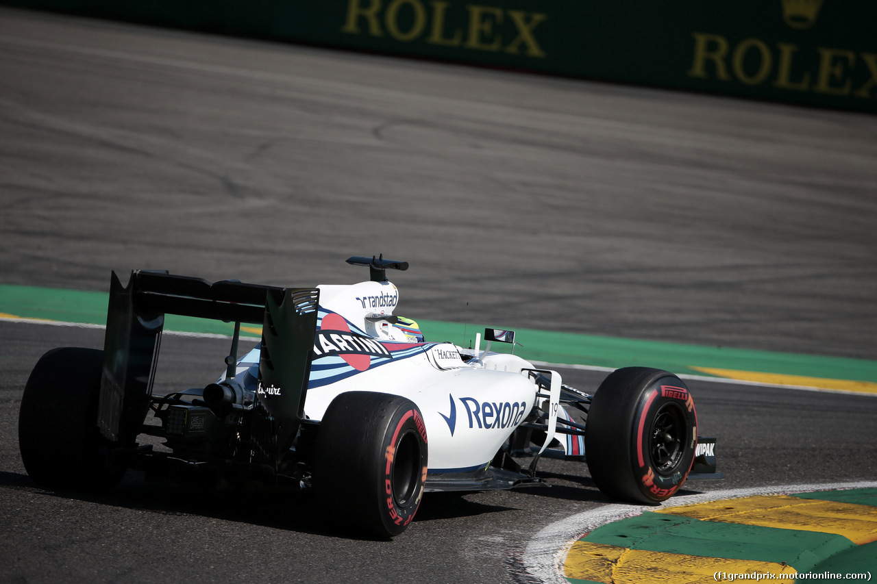 GP BELGIO, 27.08.2016 - Prove Libere 3, Felipe Massa (BRA) Williams FW38