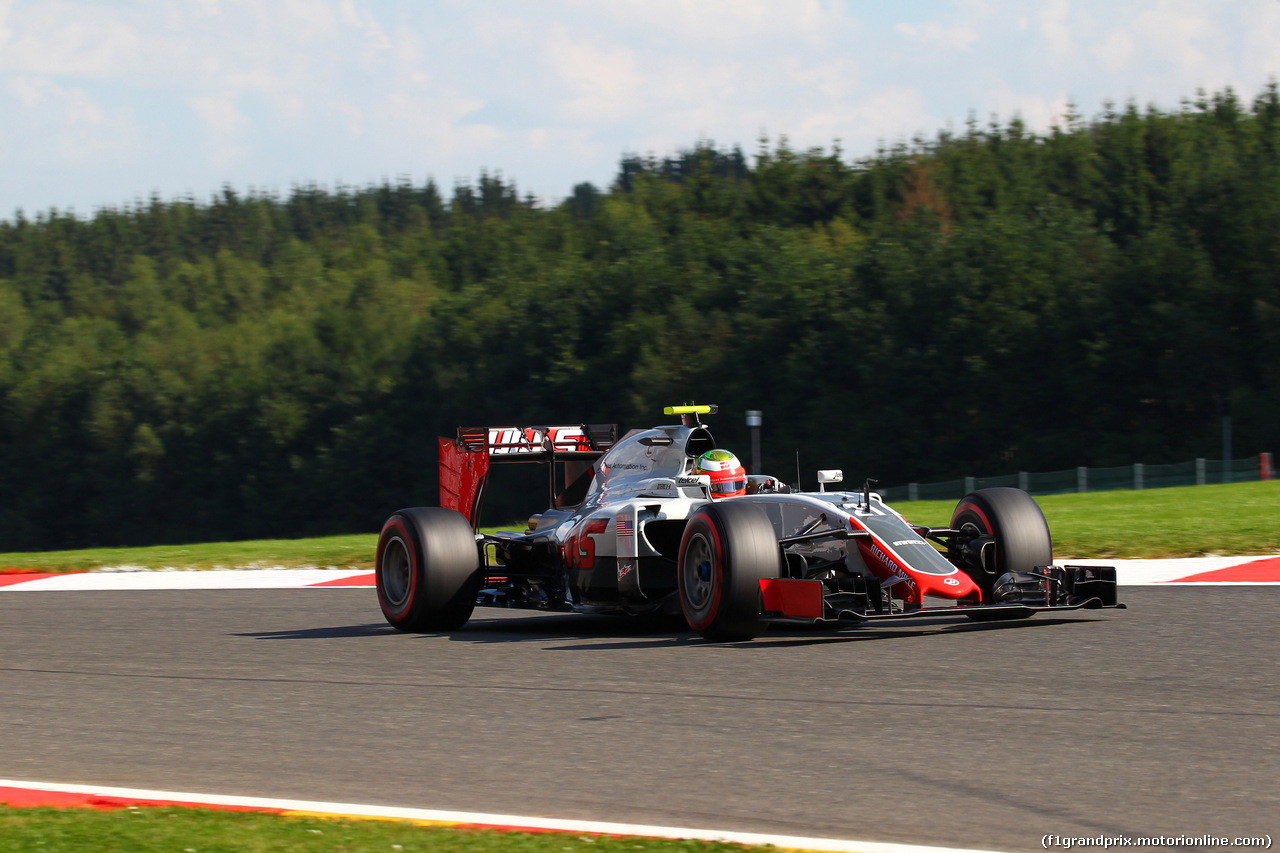 GP BELGIO, 27.08.2016 - Prove Libere 3, Esteban Gutierrez (MEX) Haas F1 Team VF-16