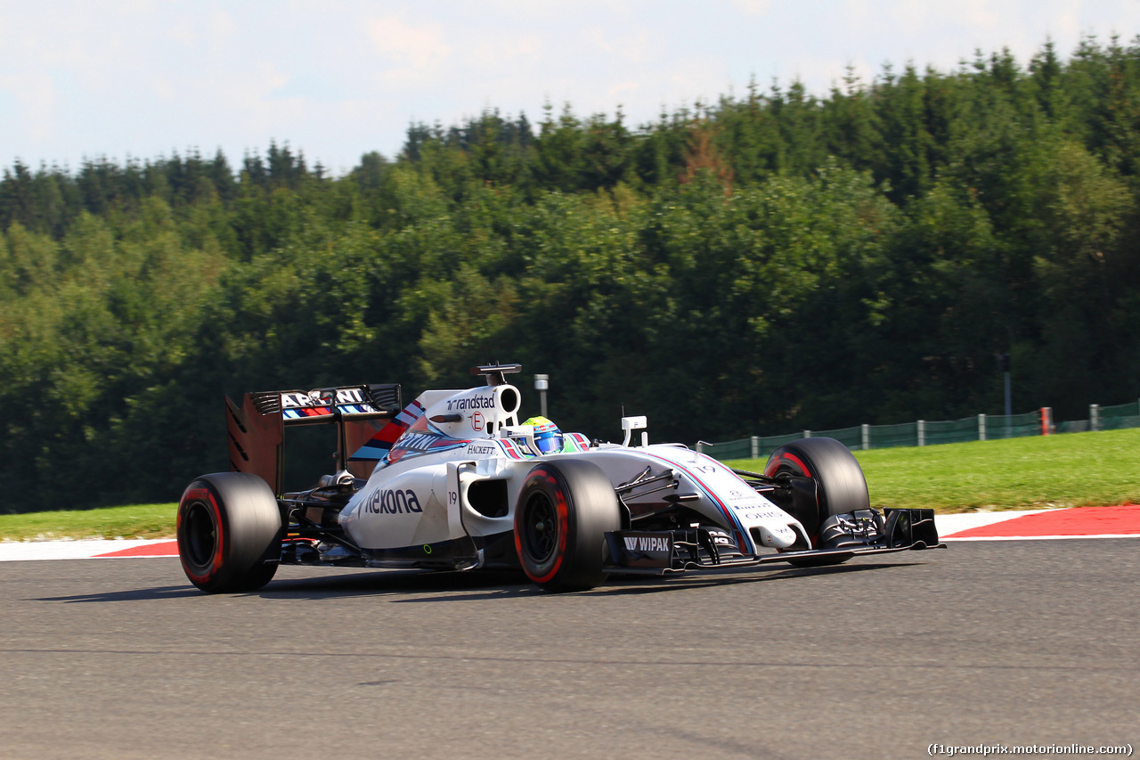 GP BELGIO, 27.08.2016 - Prove Libere 3, Felipe Massa (BRA) Williams FW38