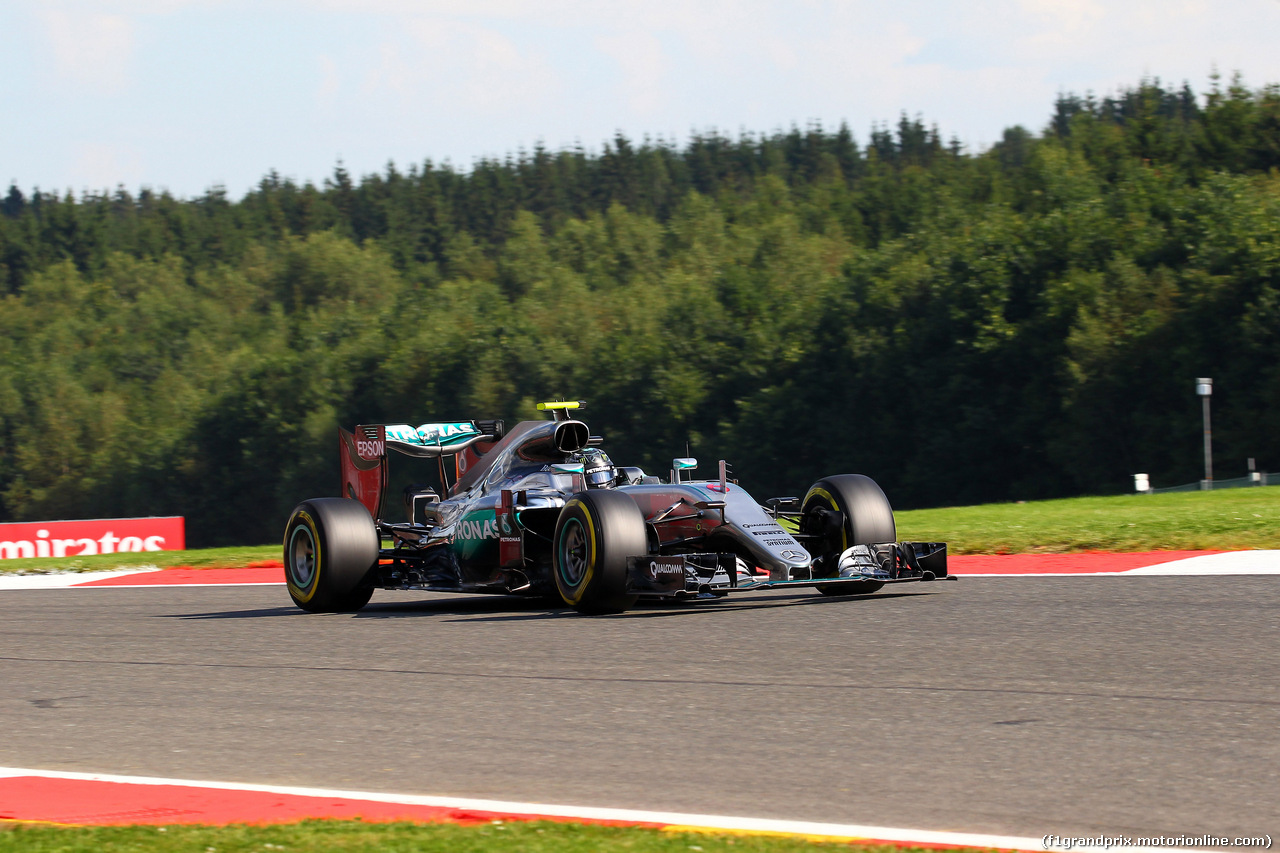 GP BELGIO, 27.08.2016 - Prove Libere 3, Nico Rosberg (GER) Mercedes AMG F1 W07 Hybrid