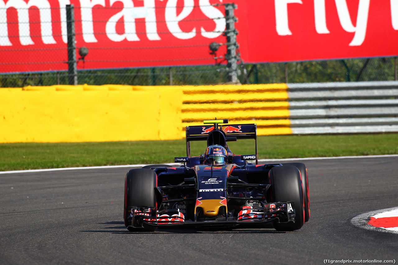 GP BELGIO, 27.08.2016 - Prove Libere 3, Carlos Sainz Jr (ESP) Scuderia Toro Rosso STR11