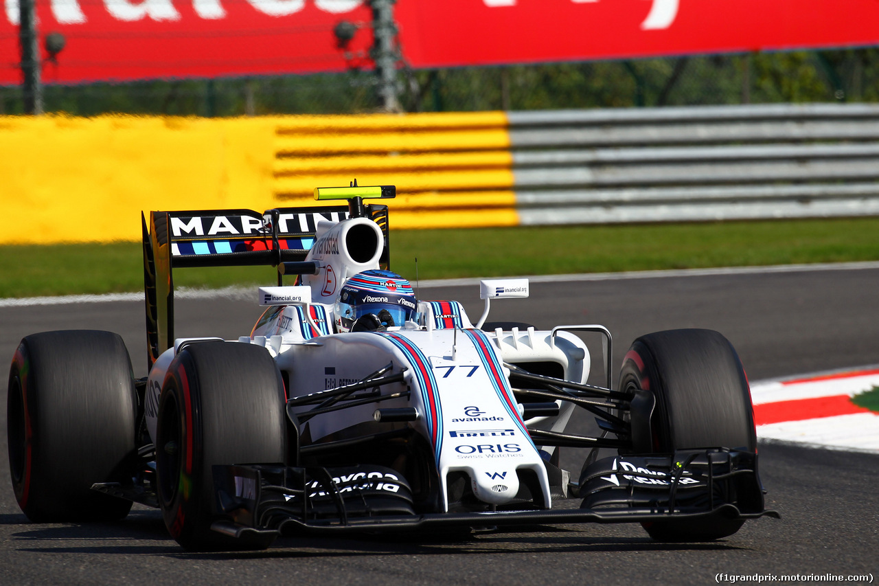 GP BELGIO, 27.08.2016 - Prove Libere 3,Valtteri Bottas (FIN) Williams FW38