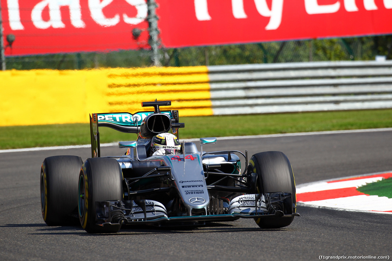 GP BELGIO, 27.08.2016 - Prove Libere 3, Lewis Hamilton (GBR) Mercedes AMG F1 W07 Hybrid