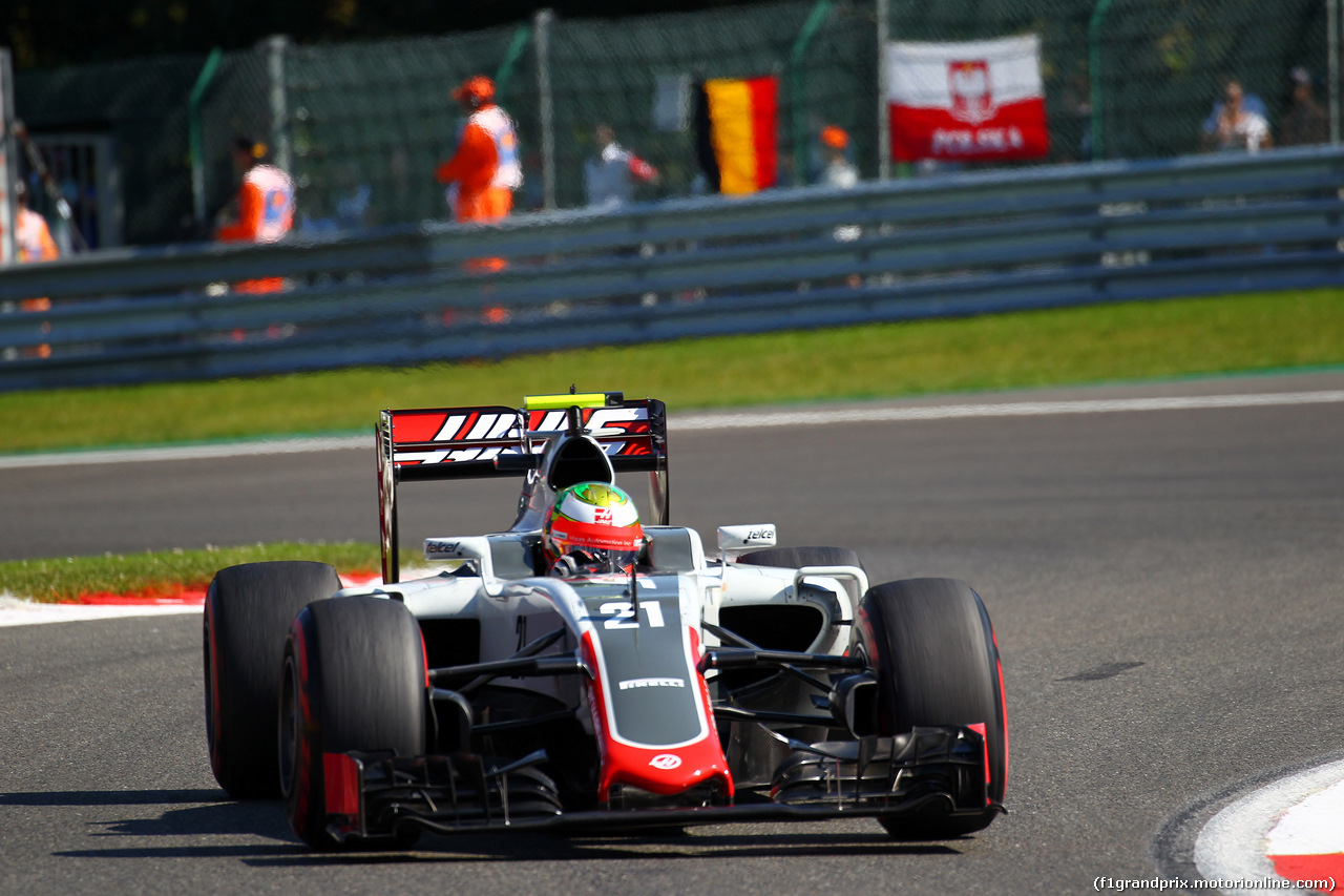 GP BELGIO, 27.08.2016 - Prove Libere 3, Esteban Gutierrez (MEX) Haas F1 Team VF-16