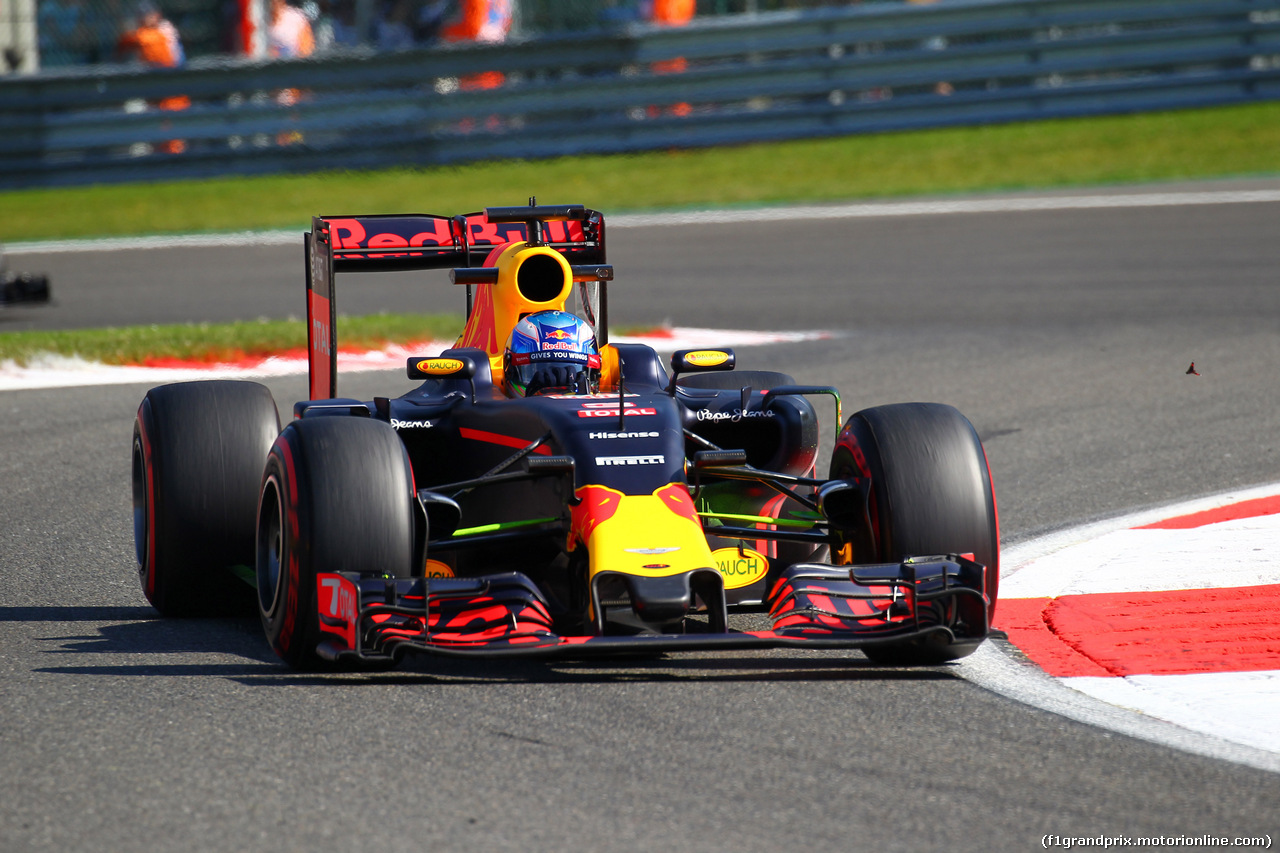 GP BELGIO, 27.08.2016 - Prove Libere 3, Daniel Ricciardo (AUS) Red Bull Racing RB12