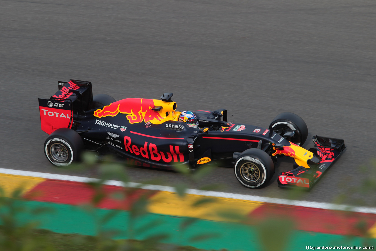 GP BELGIO, 27.08.2016 - Prove Libere 3, Daniel Ricciardo (AUS) Red Bull Racing RB12