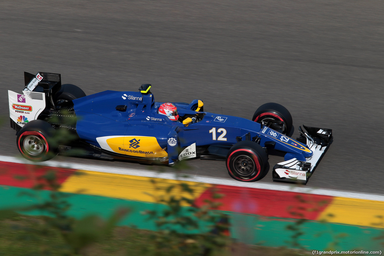 GP BELGIO, 27.08.2016 - Prove Libere 3, Felipe Nasr (BRA) Sauber C34