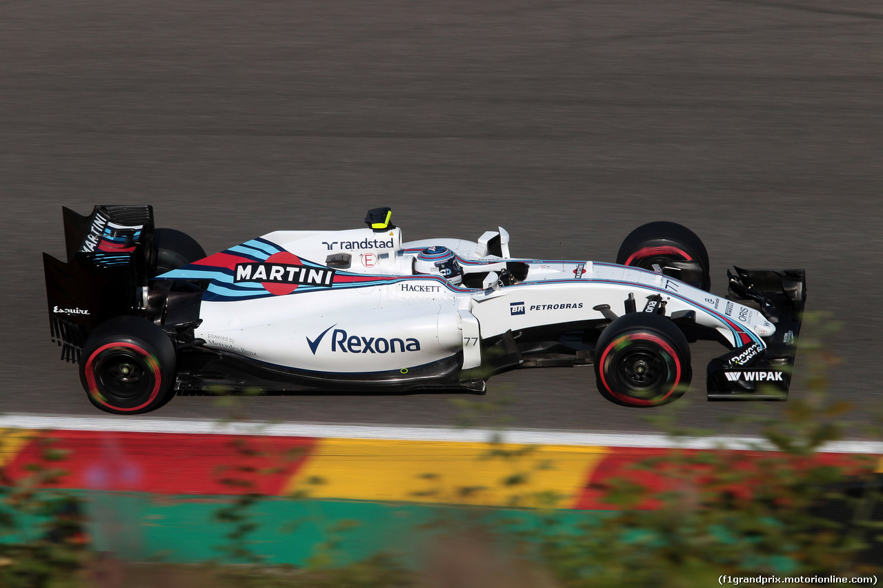 GP BELGIO, 27.08.2016 - Prove Libere 3, Valtteri Bottas (FIN) Williams FW38