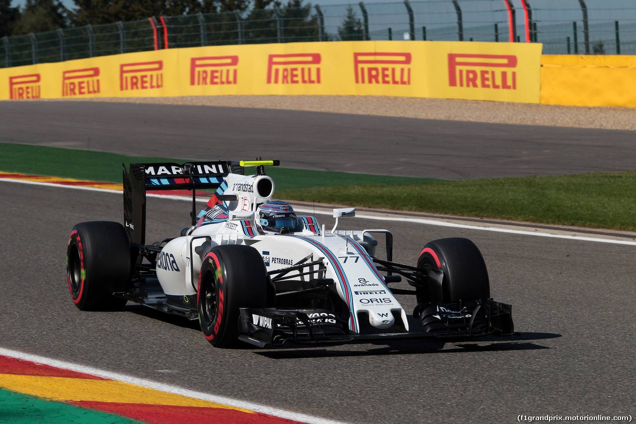 GP BELGIO, 27.08.2016 - Prove Libere 3, Valtteri Bottas (FIN) Williams FW38