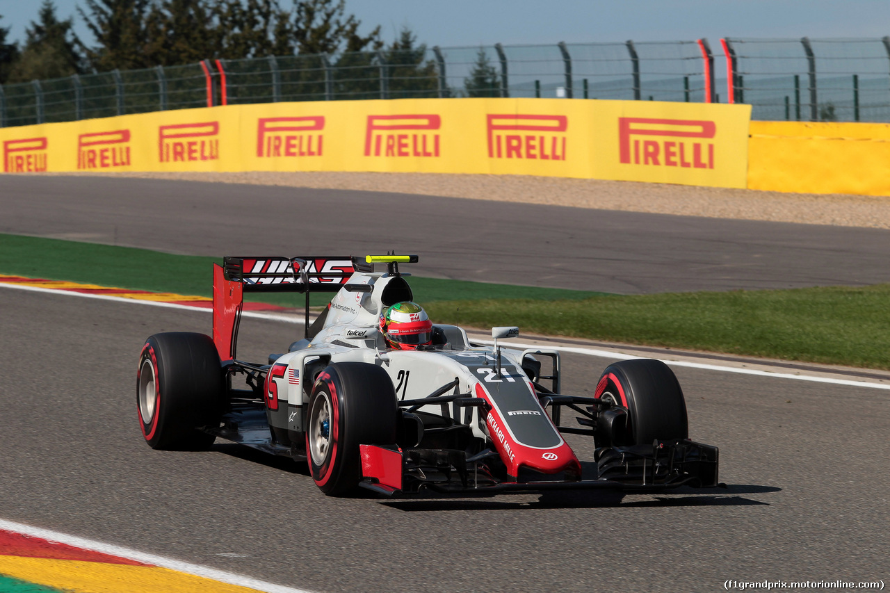 GP BELGIO, 27.08.2016 - Prove Libere 3, Esteban Gutierrez (MEX) Haas F1 Team VF-16