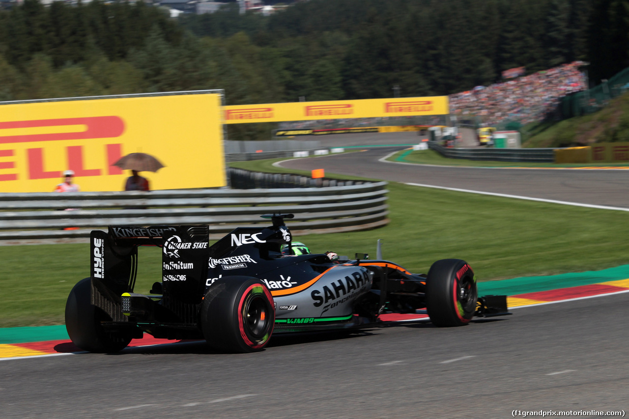 GP BELGIO, 27.08.2016 - Prove Libere 3, Nico Hulkenberg (GER) Sahara Force India F1 VJM09