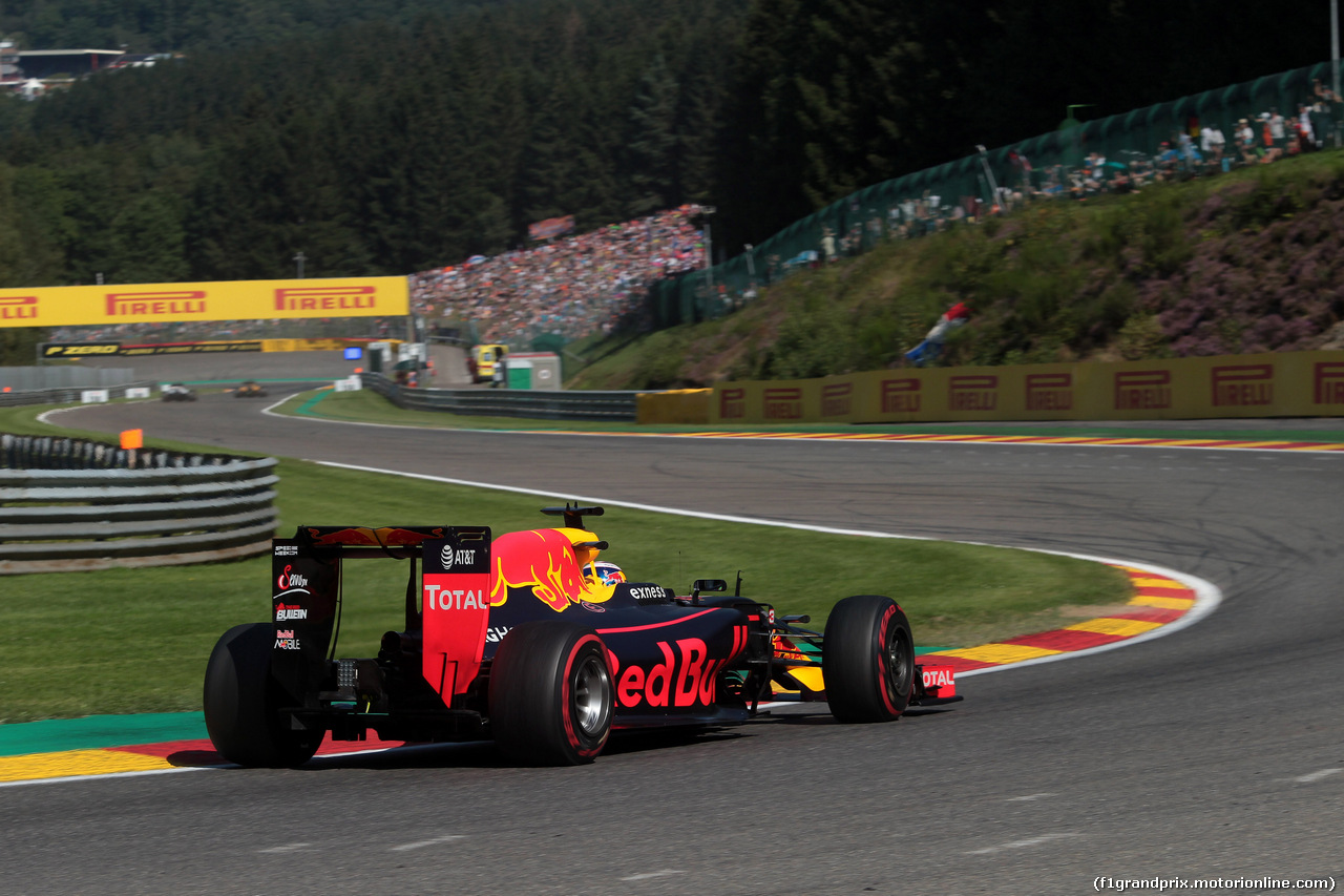 GP BELGIO, 27.08.2016 - Prove Libere 3, Daniel Ricciardo (AUS) Red Bull Racing RB12