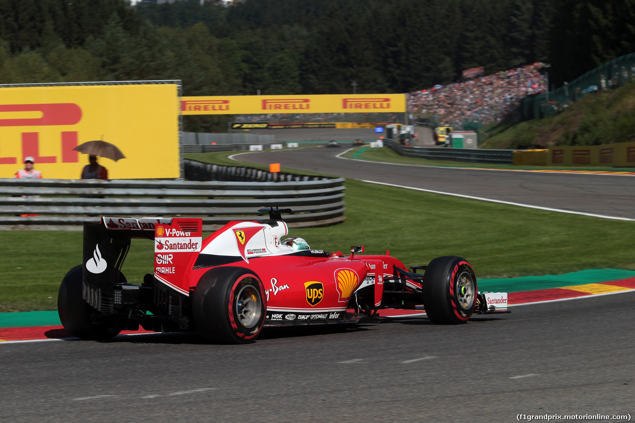 GP BELGIO, 27.08.2016 - Prove Libere 3, Sebastian Vettel (GER) Ferrari SF16-H